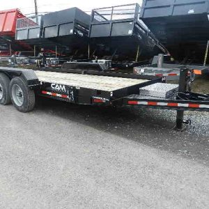 CAM Superline 7 x 18 Gravity Tilt Equipment Trailer Heavy Equipment