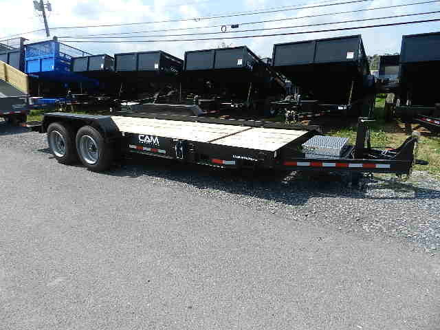 CAM Superline 7 x 19 Equipment Trailer Split Tilt 1 CAM Superline 7 x 19 Equipment Trailer – Split-Tilt