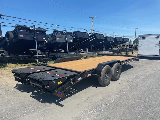 Big Tex 7 x 22 Low Profile Equipment Trailer Mega Ramps 2 Big Tex 7 x 22 Low Profile Equipment Trailer Mega Ramps - Image 2