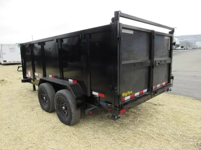Big Tex 7 x 14 Gooseneck Dump Trailer Solid High Sides 4 Big Tex 7 x 14 Gooseneck Dump Trailer Solid High Sides - Image 4
