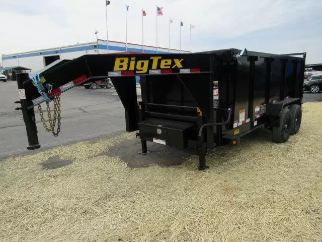 Big Tex 7 x 14 Gooseneck Dump Trailer Solid High Sides 5 Big Tex 7 x 14 Gooseneck Dump Trailer Solid High Sides - Image 5