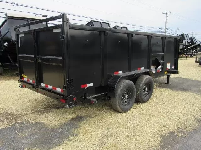 Big Tex 7 x 16 Gooseneck Dump Trailer Solid High Sides 3 Big Tex 7 x 16 Gooseneck Dump Trailer Solid High Sides - Image 3
