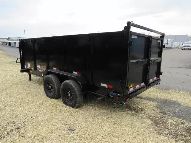 Big Tex 7 x 16 Gooseneck Dump Trailer Solid High Sides 5 Big Tex 7 x 16 Gooseneck Dump Trailer Solid High Sides - Image 5