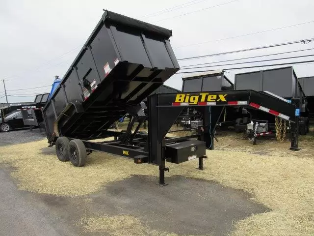 Big Tex 7 x 16 Gooseneck Dump Trailer Solid High Sides 10 Big Tex 7 x 16 Gooseneck Dump Trailer Solid High Sides - Image 10
