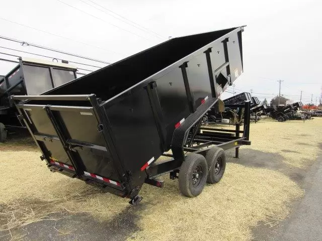 Big Tex 7 x 16 Gooseneck Dump Trailer Solid High Sides 7 Big Tex 7 x 16 Gooseneck Dump Trailer Solid High Sides - Image 7