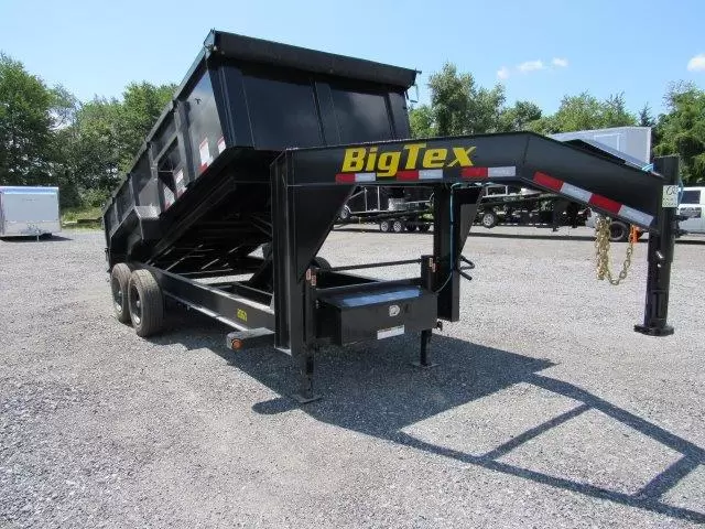 Big Tex 7 x 16 Gooseneck Dump Trailer 10K Axles 1 Big Tex 7 x 16 Gooseneck Dump Trailer – 10K Axles