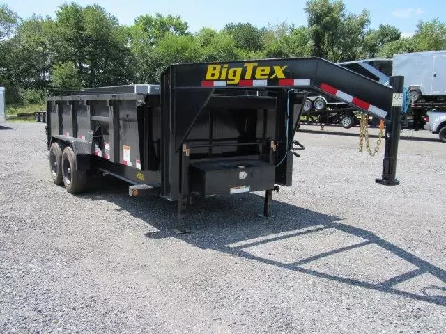 Big Tex 7 x 16 Gooseneck Dump Trailer 10K Axles 6 Big Tex 7 x 16 Gooseneck Dump Trailer 10K Axles - Image 6