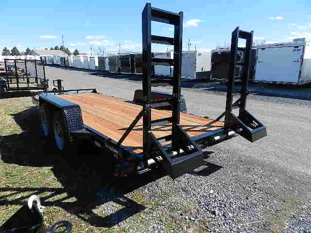 BWise 7 x 18 Heavy Duty Equipment Trailer Ladder Ramps 6 BWise 7 x 18 Heavy Duty Equipment Trailer Ladder Ramps - Image 6