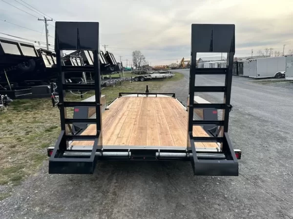 Trailer Low Riders Ramps BWise 7 X 16 Low Profile Equipment Trailer Ladder Ramps