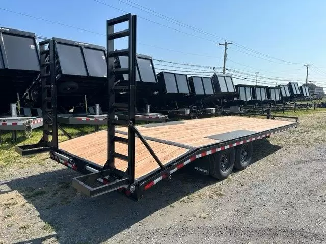 BWise 8.5 x 24 Deckover Equipment Trailer Ladder Ramps 3 BWise 8.5 x 24 Deckover Equipment Trailer Ladder Ramps - Image 3