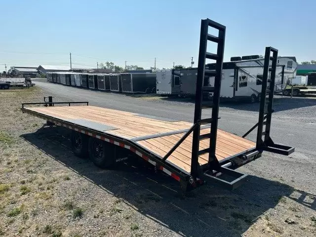 BWise 8.5 x 24 Deckover Equipment Trailer Ladder Ramps 2 BWise 8.5 x 24 Deckover Equipment Trailer Ladder Ramps - Image 2