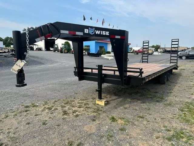 BWise 8.5 x 24 Gooseneck Equipment Trailer Ladder Ramps 5 BWise 8.5 x 24 Gooseneck Equipment Trailer Ladder Ramps - Image 5