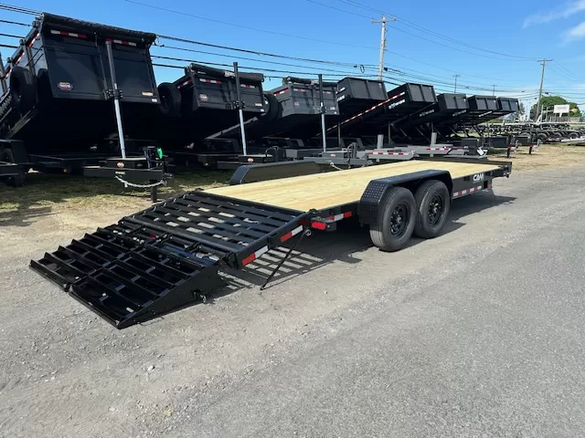 CAM Superline 7 x 22 Equipment Trailer Super Ramps 2 CAM Superline 7 x 22 Equipment Trailer Super Ramps - Image 2