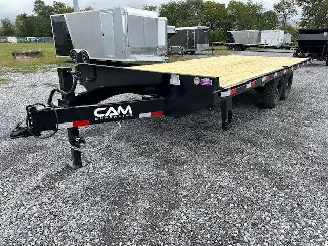 CAM Superline 8.5 x 20 Deckover Equipment Trailer Slide Out Ramps 7 CAM Superline 8.5 x 20 Deckover Equipment Trailer Slide Out Ramps - Image 7