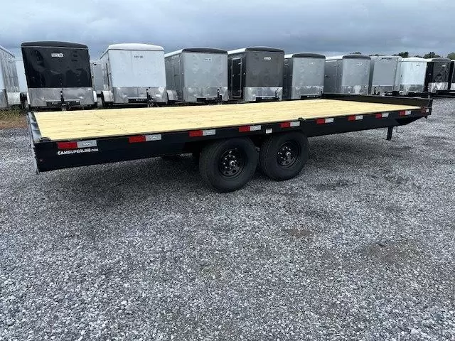 CAM Superline 8.5 x 20 Deckover Equipment Trailer Slide Out Ramps 2 CAM Superline 8.5 x 20 Deckover Equipment Trailer Slide Out Ramps - Image 2