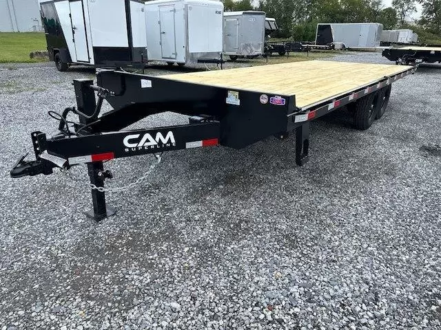 CAM Superline 8.5 x 22 Deckover Equipment Trailer Slide Out Ramps 2 CAM Superline 8.5 x 22 Deckover Equipment Trailer Slide Out Ramps - Image 2