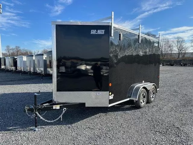 Car Mate 7 x 12 Enclosed Cargo Trailer – Contractor Package 3 Car Mate 7 x 12 Enclosed Cargo Trailer