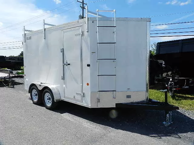Car Mate 7 x 12 V-Nose Enclosed Trailer 1 Car Mate 7 x 12 V-Nose Enclosed Trailer