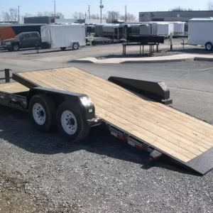 CAM Superline 8 x 24 Full Width Equipment Trailer – Ladder Ramps