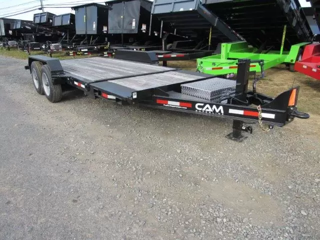 CAM Superline 7 x 19 Heavy Duty Split-Tilt Trailer Extra Wide Deck 1 CAM Superline 7 x 19 Heavy Duty Split-Tilt Trailer Extra Wide Deck