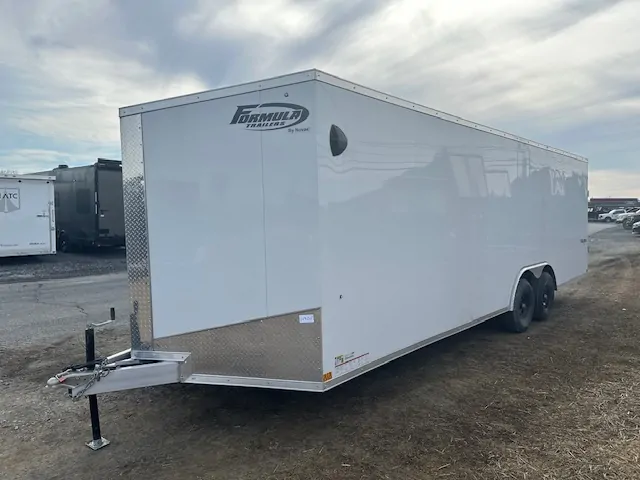 Formula 8.5 x 24 Aluminum Enclosed Car Hauler – V Nose 2 Formula 8.5 x 24 Aluminum Enclosed Car Hauler – V Nose - Image 2