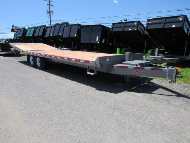 BWise 8 x 28 Deckover Equipment Trailer Beavertail 1 BWise 8 x 28 Deckover Equipment Trailer Beavertail