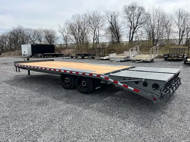 BWise 8 x 24 Deckover Equipment Trailer Full Width Ramps 4 BWise 8 x 24 Deckover Equipment Trailer Full Width Ramps - Image 4