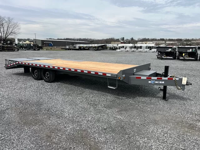BWise 8 x 24 Deckover Equipment Trailer Full Width Ramps 7 BWise 8 x 24 Deckover Equipment Trailer Full Width Ramps - Image 7