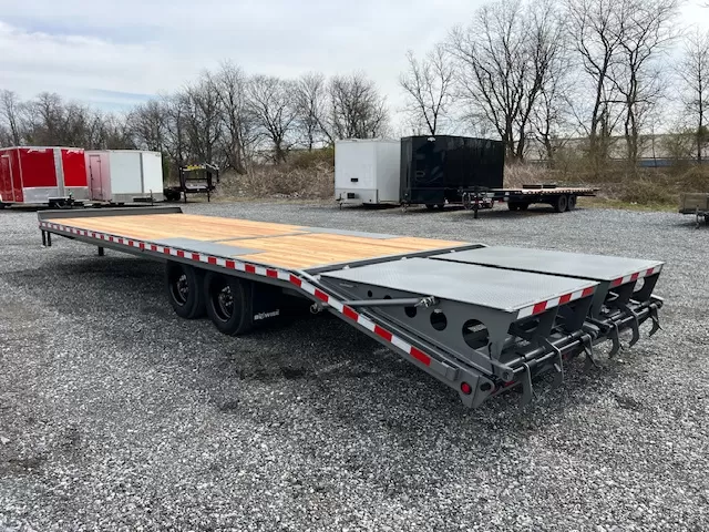 BWise 8 x 28 Deckover Equipment Trailer Full Width Ramps 4 BWise 8 x 28 Deckover Equipment Trailer Full Width Ramps - Image 4