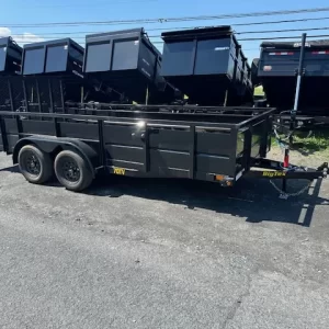 Big Tex 7 x 16 Utility Trailer – 2′ Solid Steel Sides
