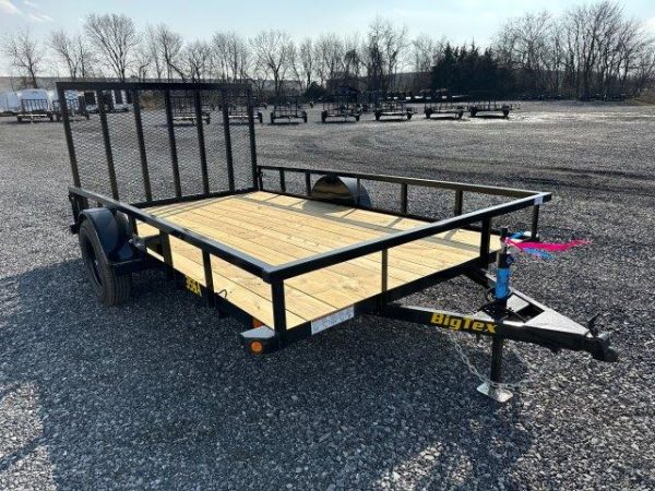 Trailer With Rear Ramp Gate Big Tex 7 X 12 Landscape Utility Trailer – Rear Ramp Gate
