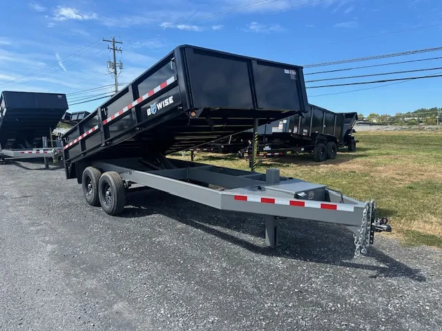 BWise 7 x 16 Deckover Dump Trailer Fold Down Sides 1 BWise 7 x 16 Deckover Dump Trailer Fold Down Sides