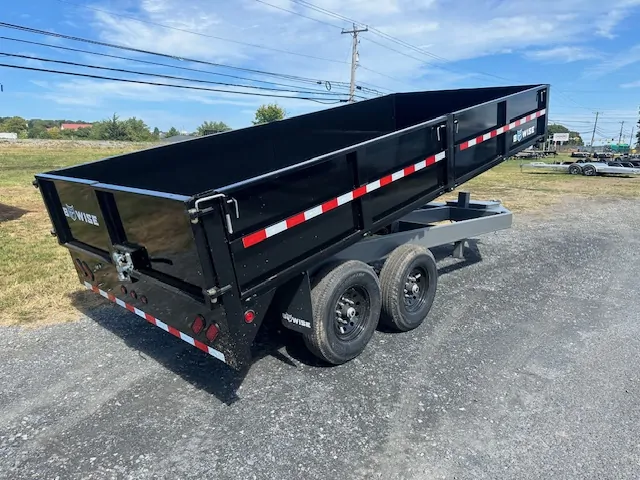 BWise 7 x 16 Deckover Dump Trailer Fold Down Sides 3 BWise 7 x 16 Deckover Dump Trailer Fold Down Sides - Image 3