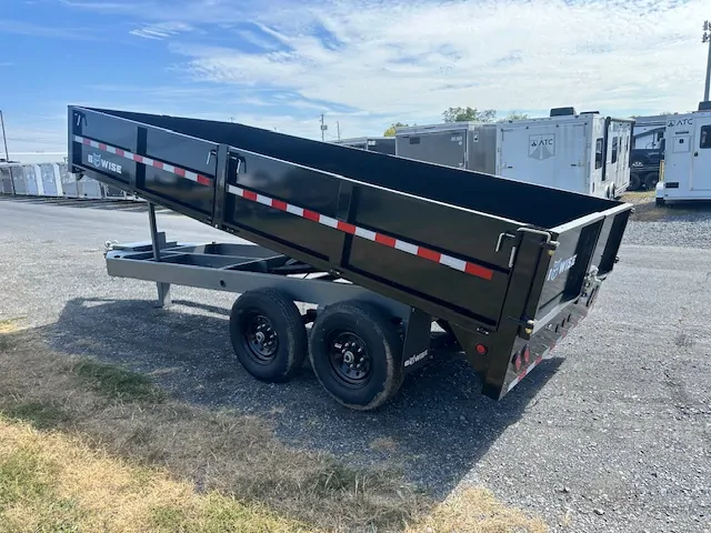 BWise 7 x 16 Deckover Dump Trailer Fold Down Sides 5 BWise 7 x 16 Deckover Dump Trailer Fold Down Sides - Image 5