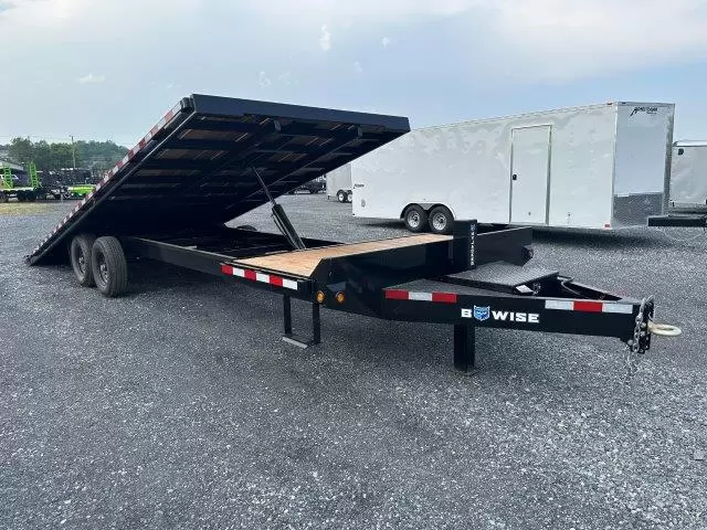 BWise 8 x 26 Deckover Equipment Trailer Split Tilt Deck 6 BWise 8 x 26 Deckover Equipment Trailer Split Tilt Deck - Image 6