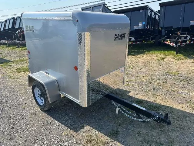 Car Mate 4 x 6 Enclosed Cargo Trailer Single Rear Door 1 Car Mate 4 x 6 Enclosed Cargo Trailer Single Rear Door