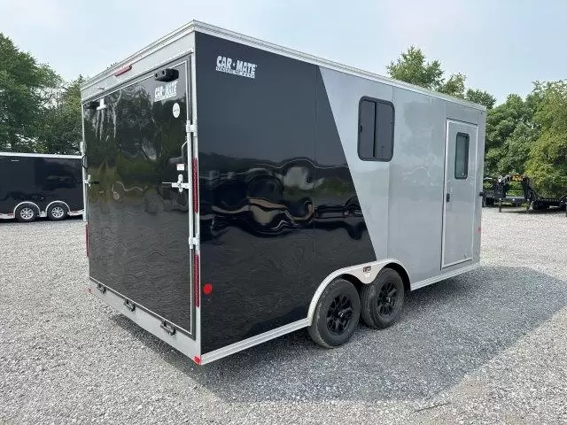 Car Mate 8.5 x 16 Custom Enclosed V-Nose Cargo Trailer 7 Car Mate 8.5 x 16 Custom Enclosed V-Nose Cargo Trailer - Image 7