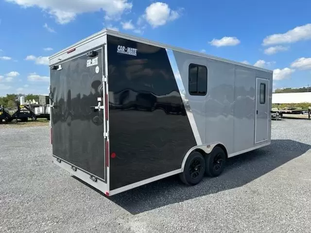 Car Mate 8.5 x 20 Custom Enclosed V-Nose Cargo Trailer 2 Car Mate 8.5 x 20 Custom Enclosed V-Nose Cargo Trailer - Image 2