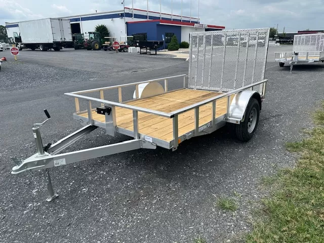 Carry-On 6 x 10 Aluminum Landscape Utility Trailer – Rear Mesh Gate 2 Carry-On 6 x 10 Aluminum Landscape Utility Trailer – Rear Mesh Gate - Image 2