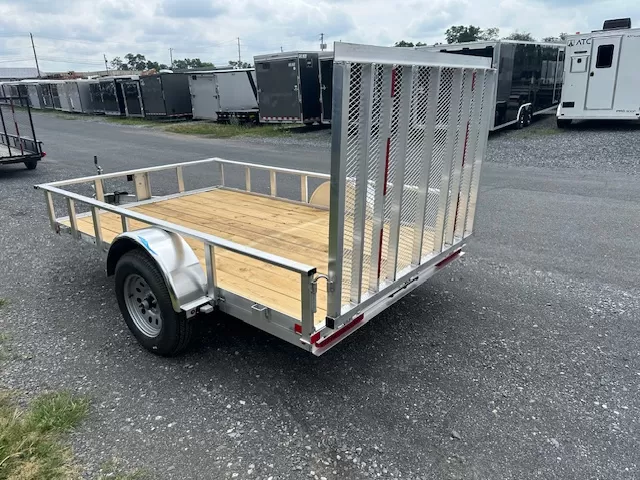 Carry-On 6 x 10 Aluminum Landscape Utility Trailer – Rear Mesh Gate 3 Carry-On 6 x 10 Aluminum Landscape Utility Trailer – Rear Mesh Gate - Image 3