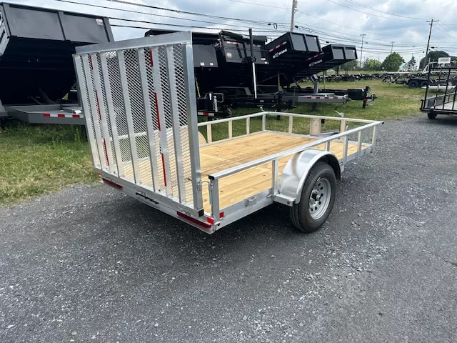 Carry-On 6 x 10 Aluminum Landscape Utility Trailer – Rear Mesh Gate 4 Carry-On 6 x 10 Aluminum Landscape Utility Trailer – Rear Mesh Gate - Image 4