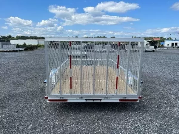 Carry-On 7 X 12 Aluminum Landscape Utility Trailer – Rear Gate