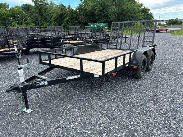 Trailer With Rear Ramp Gate Carry On 7 X 12 Landscape Utility Trailer – Rear Ramp Gate