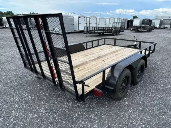 Carry On 7 X 12 Landscape Utility Trailer – Rear Ramp Gate