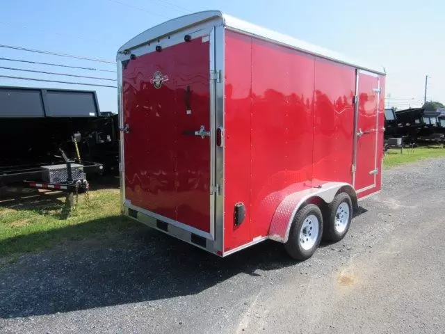 Carry On 7 x 14 Enclosed V-Nose Cargo Trailer – 6″ Extended Height 2 Carry On 7 x 14 Enclosed V-Nose Cargo Trailer – 6″ Extended Height - Image 2