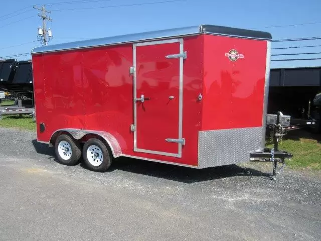 Carry On 7 x 14 Enclosed V-Nose Cargo Trailer – 6″ Extended Height 1 Carry On 7 x 14 Enclosed V-Nose Cargo Trailer – 6″ Extended Height