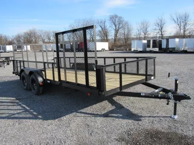 Carry On 7 x 18 Landscape Utility Trailer – Mesh Sides & ATV Gate 4 Carry On 7 x 18 Landscape Utility Trailer – Mesh Sides & ATV Gate - Image 4