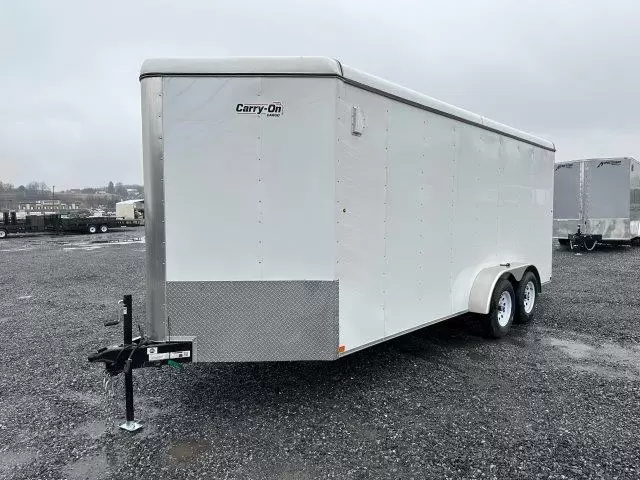 Carry On 7 x 18 Enclosed V-Nose Cargo Trailer – 6″ Added Height 3 Carry On 7 x 18 Enclosed V-Nose Cargo Trailer – 6″ Added Height - Image 3