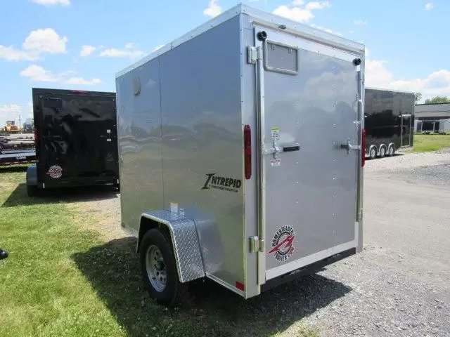 Homesteader 5 x 8 Enclosed V-Nose Cargo Trailer All Pro 1 Homesteader 5 x 8 Enclosed V-Nose Cargo Trailer All Pro