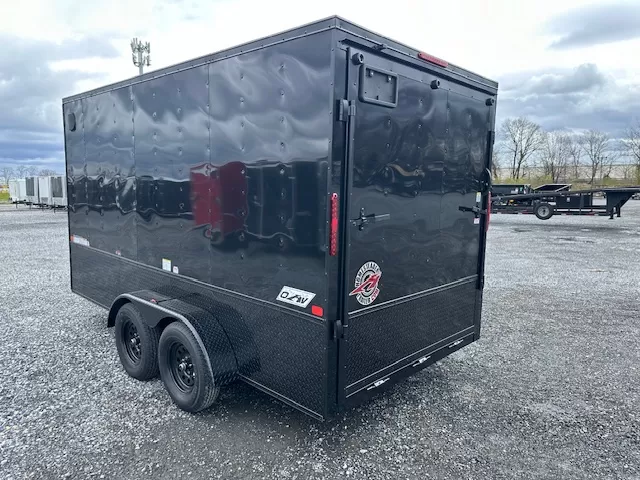 Homesteader 7 x 14 Enclosed Cargo Trailer – Black Trim OHV 2 Homesteader 7 x 14 Enclosed Cargo Trailer – Black Trim OHV - Image 2